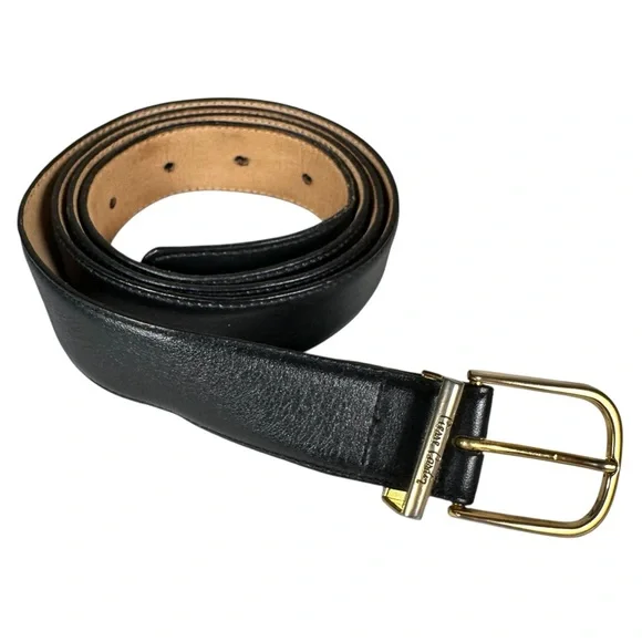 PIERRE CARDIN VINTAGE Minimalist Leather Belt - Picture 2 of 6